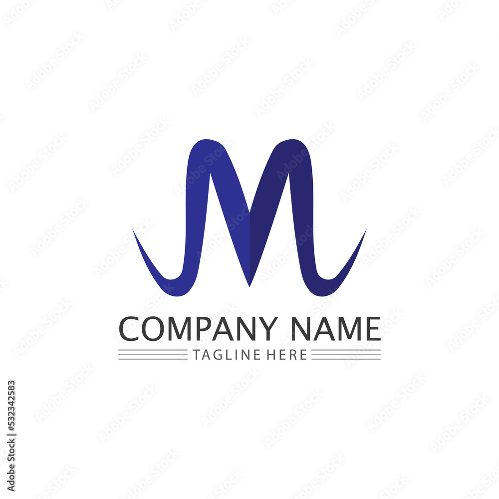 Business icon and logo design vector graphic