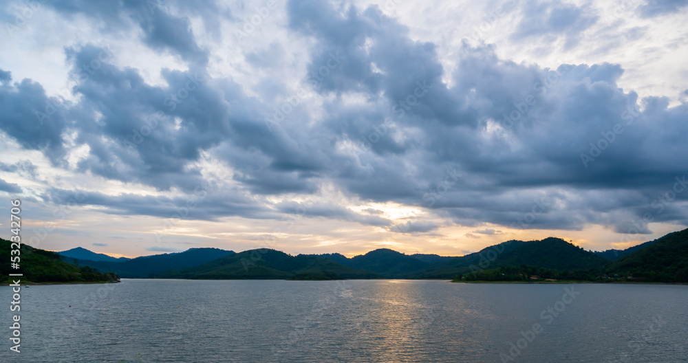 lake in the mountains