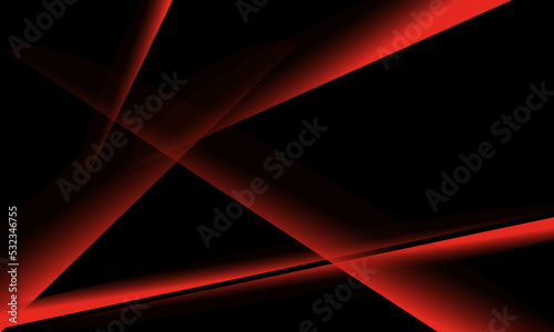 Black color illustration with randomly drawn bright red arrows