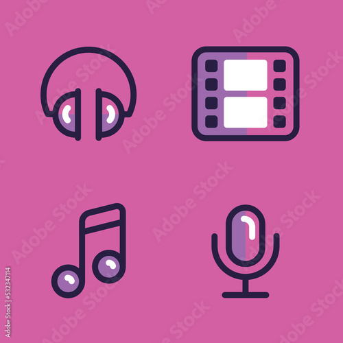 icon of business concept vector