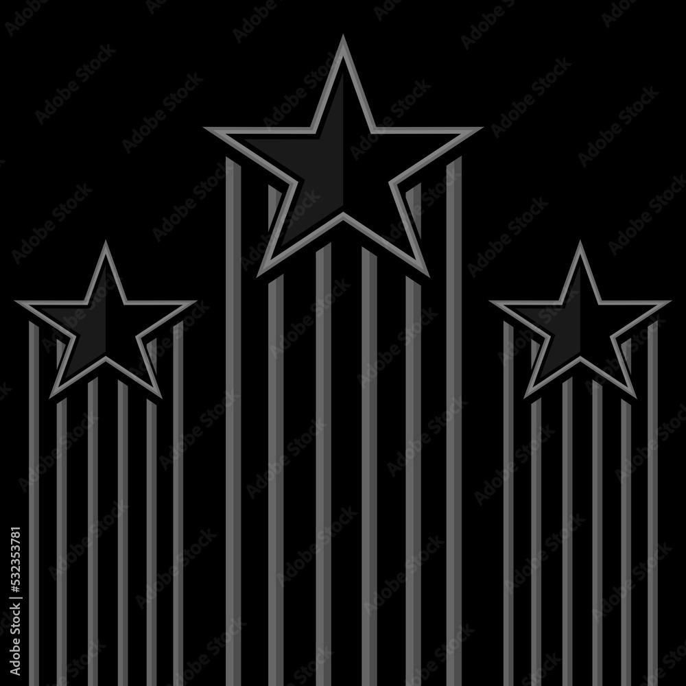 star on black background star on black background