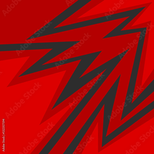 Simple background with exploding zigzag pattern