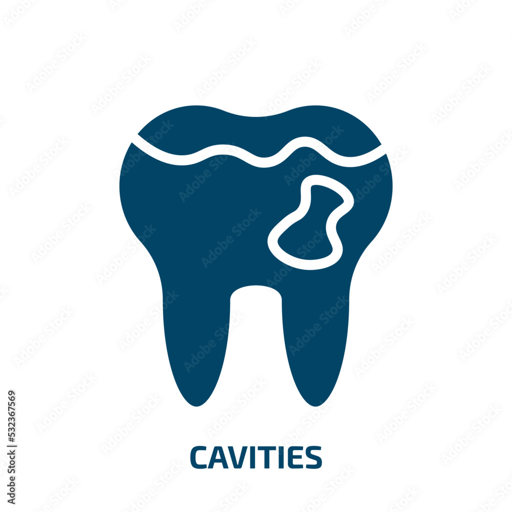 cavities icon from dentist collection. Filled cavities, medical, cavity glyph icons isolated on white background. Black vector cavities sign, symbol for web design and mobile apps cavities icon from dentist collection. Filled cavities, medical, cavity glyph icons isolated on white background. Black vector cavities sign, symbol for web design and mobile apps