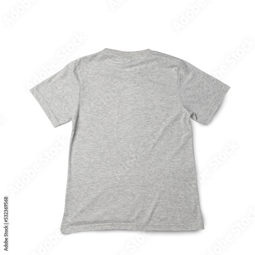 Gray T shirt mockup, Realistic t-shirt. © Touchr