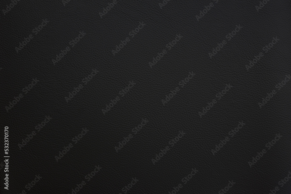 Matte black leather background with grained pattern Matte black leather background with grained pattern