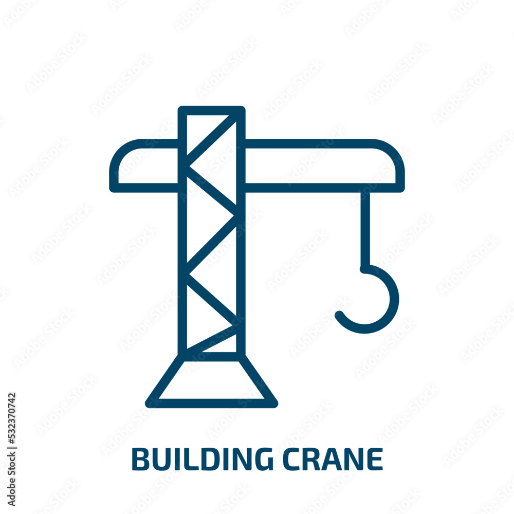 building crane icon from general collection. Filled building crane, building, work glyph icons isolated on white background. Black vector building crane sign, symbol for web design and mobile apps building crane icon from general collection. Filled building crane, building, work glyph icons isolated on white background. Black vector building crane sign, symbol for web design and mobile apps