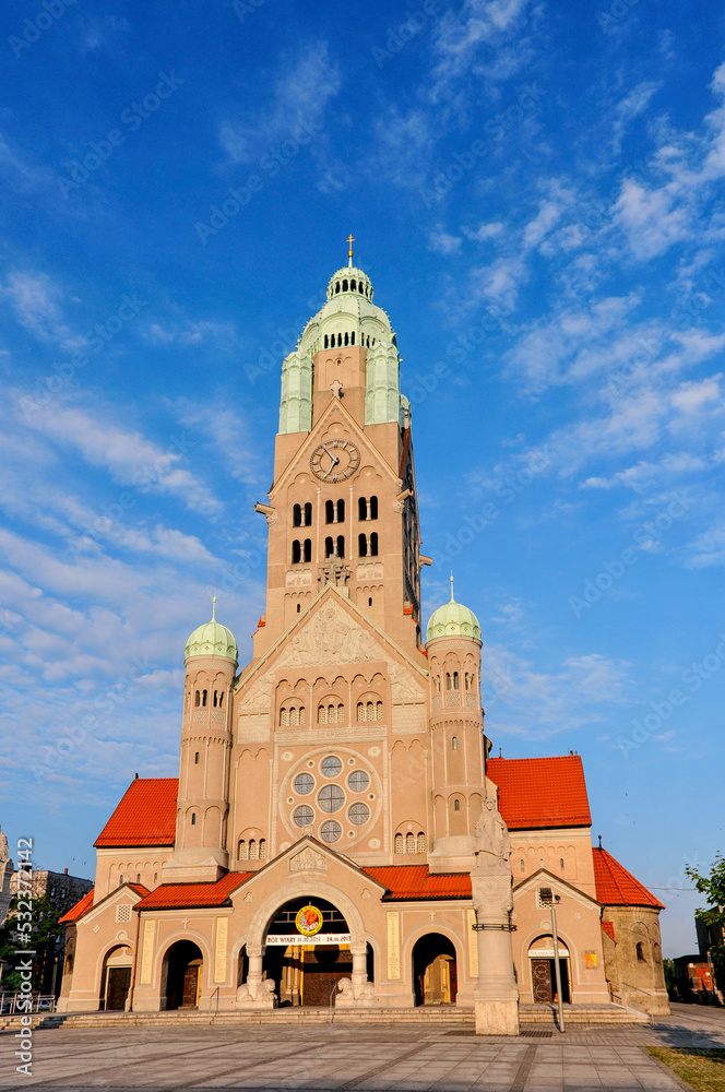 Obraz premium Church of st. Paul the Apostle, Ruda Slaska, Silesian Voivodeship, Poland 