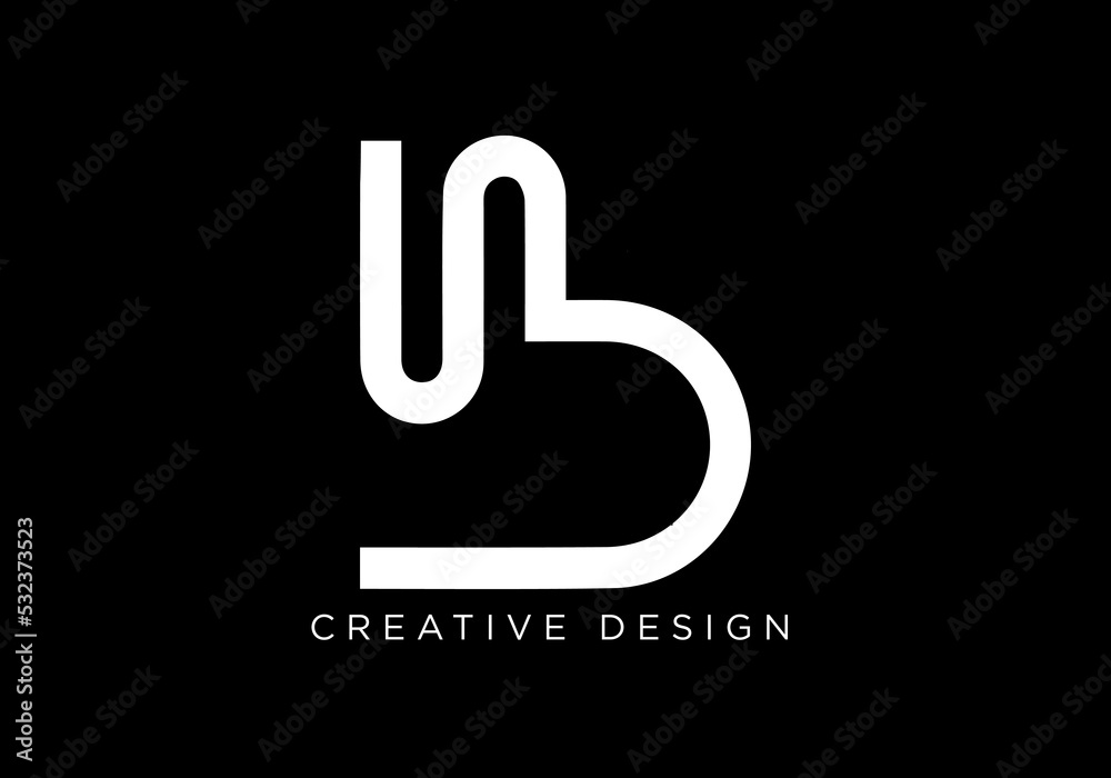 Creative Letter UB Logo Design Icon | UB Icon Creative Letter UB Logo Design Icon | UB Icon