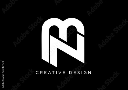 Creative Letter MN Logo Design Icon | MN Icon
