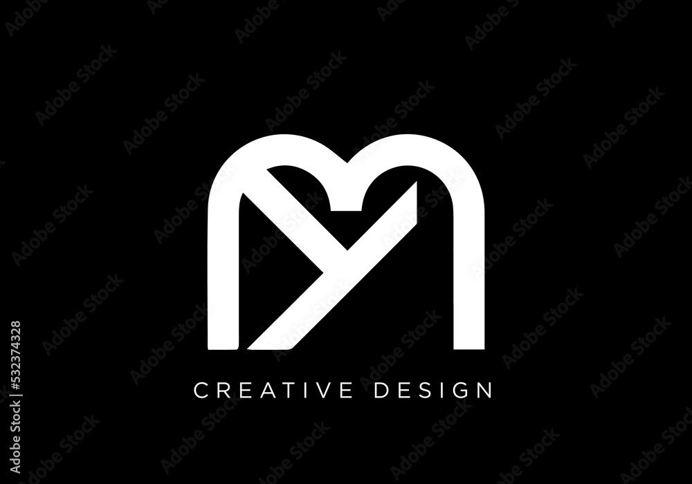 Creative Letter MY Logo Design Icon | MY Icon Creative Letter MY Logo Design Icon | MY Icon