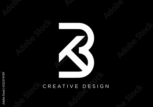 Creative Letter KB BK Logo Design Icon | BK KB Icon