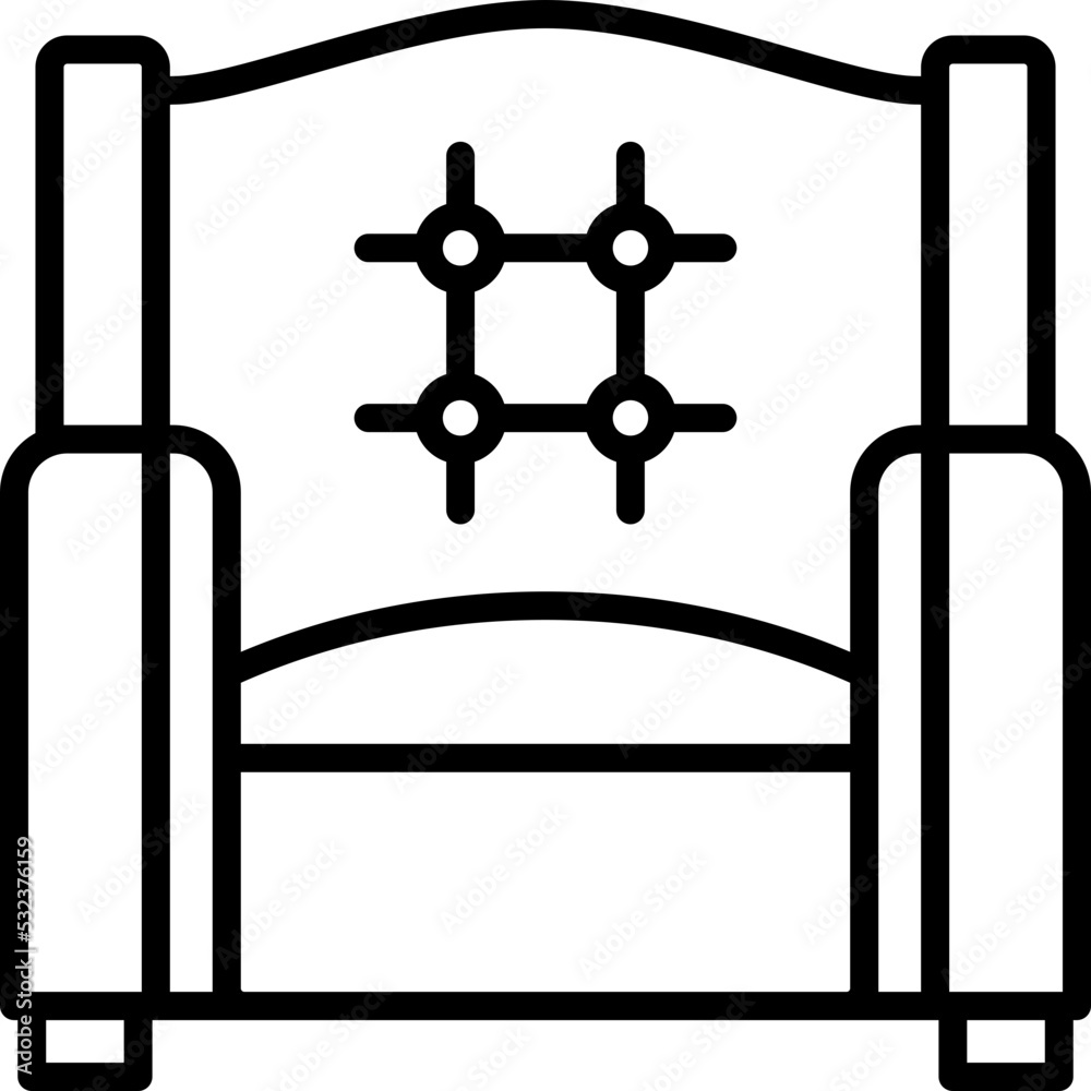sofa icon vector