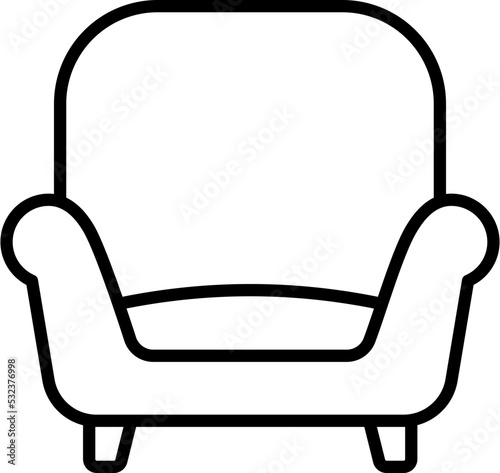 couch icon vector