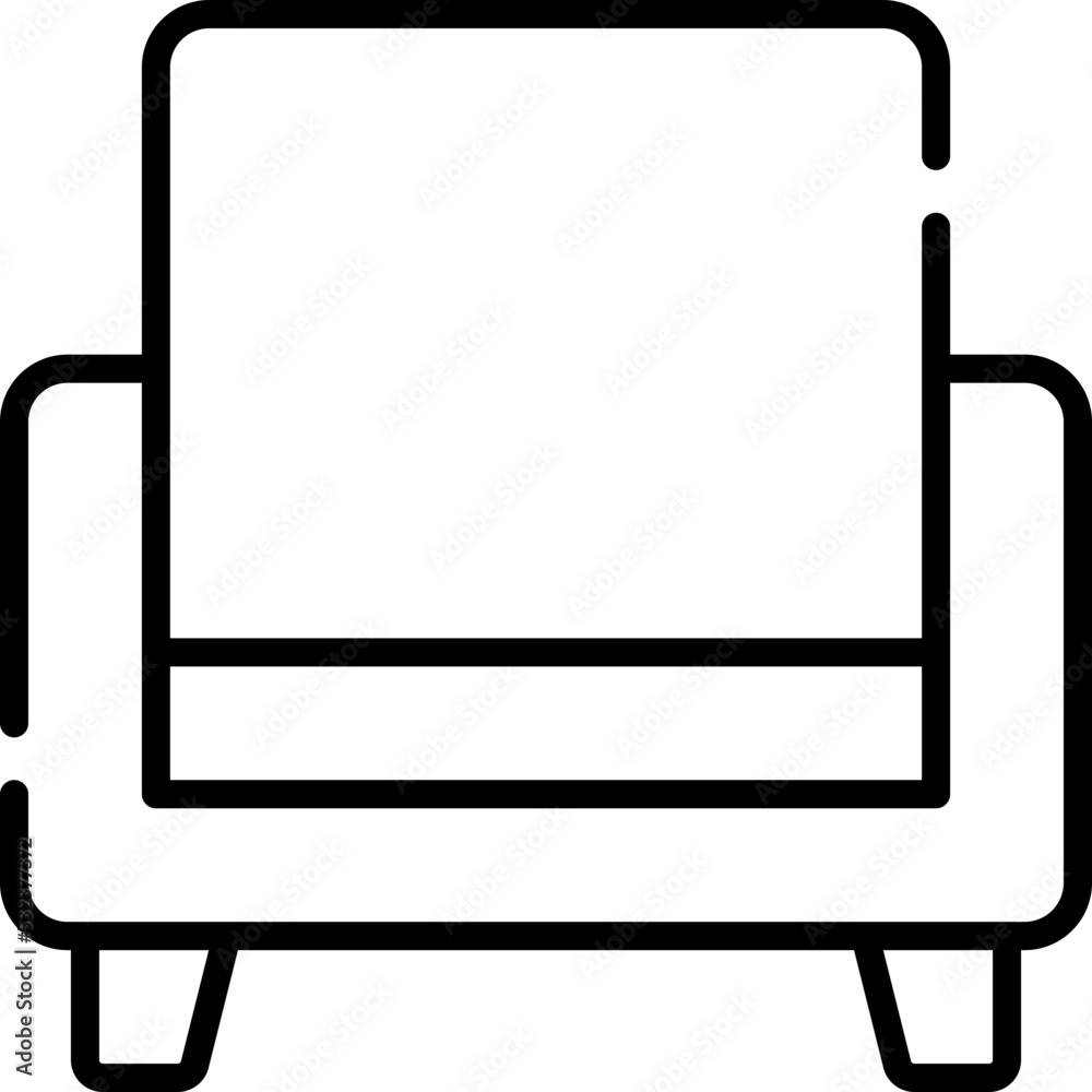 couch icon vector
