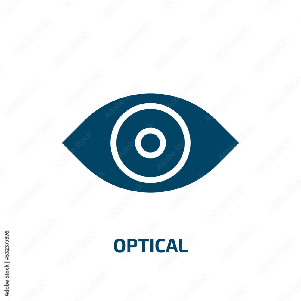 optical icon from tools and utensils collection. Filled optical, business, view glyph icons isolated on white background. Black vector optical sign, symbol for web design and mobile apps optical icon from tools and utensils collection. Filled optical, business, view glyph icons isolated on white background. Black vector optical sign, symbol for web design and mobile apps
