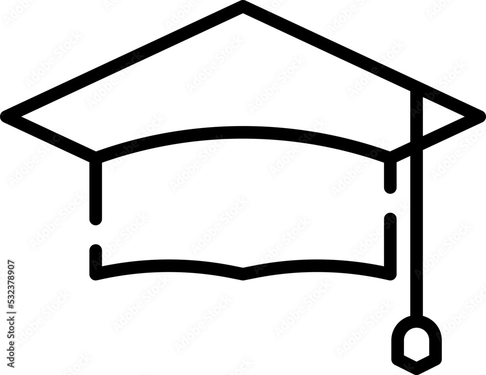 graduation icon vector