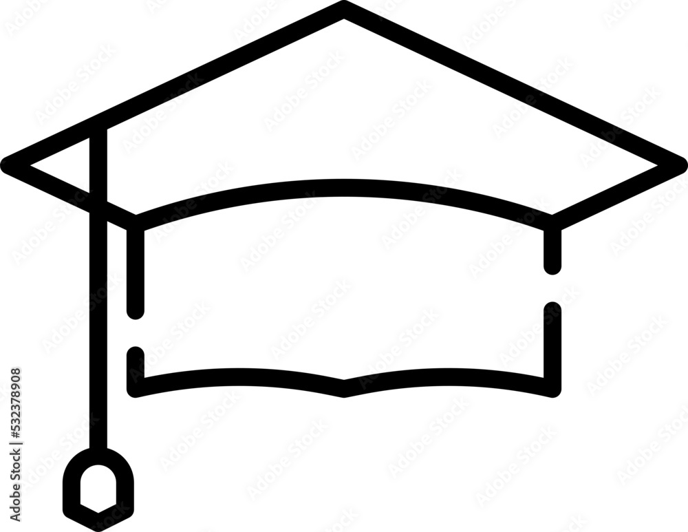 graduation icon vector