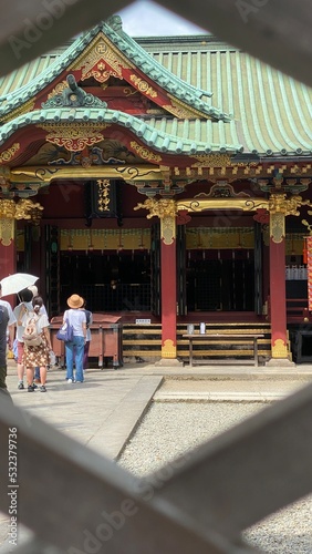 Paying a visit to a traditional shrine of Tokyo “Nezu” year 2022 photo
