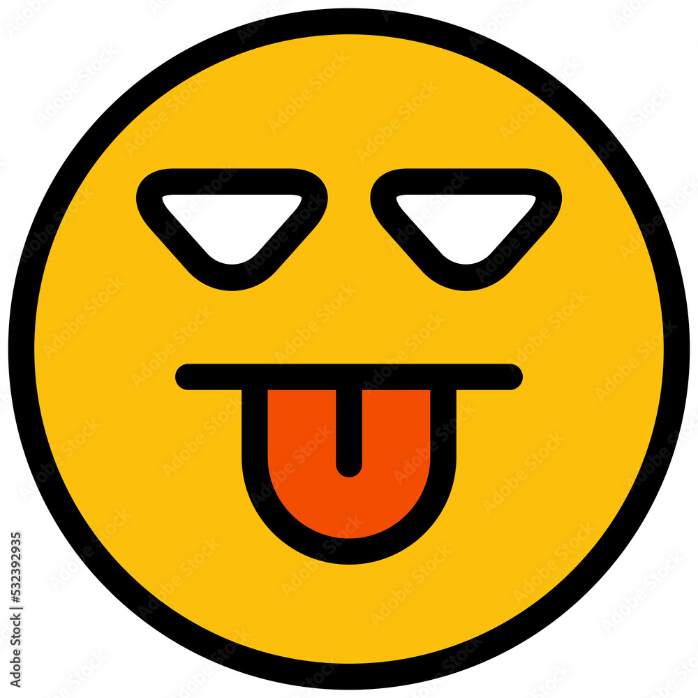 cheeky face emoticon illustration cheeky face emoticon illustration