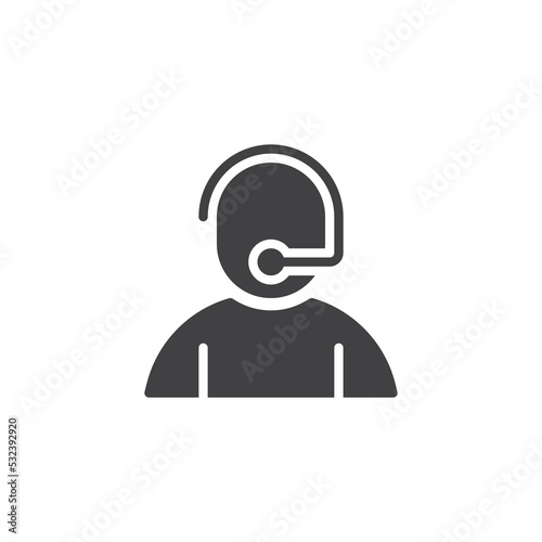 Customer support vector icon