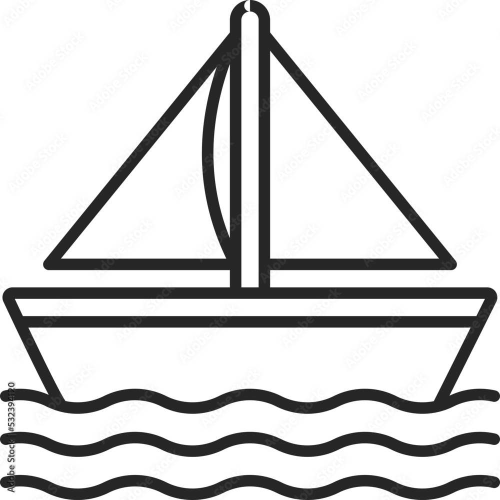 sailor material icon vector sailor material icon vector