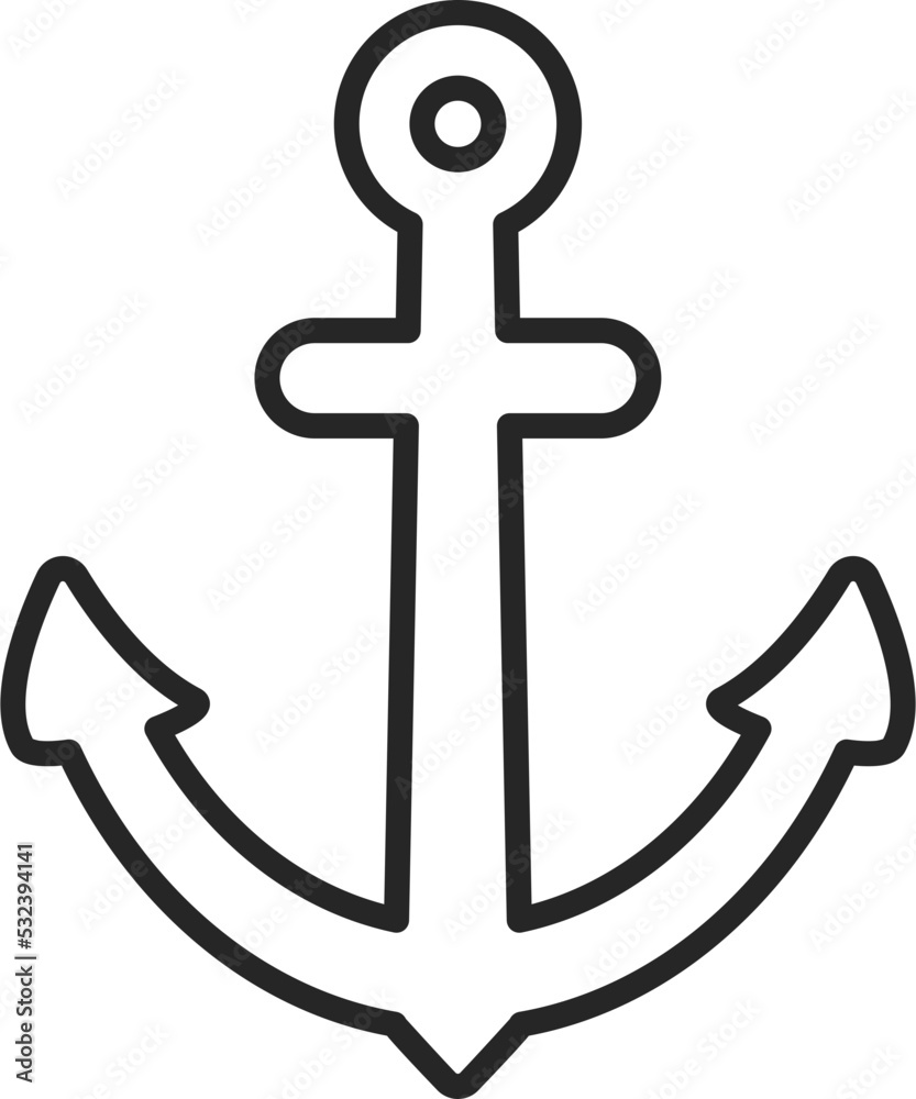 sailor material icon vector sailor material icon vector