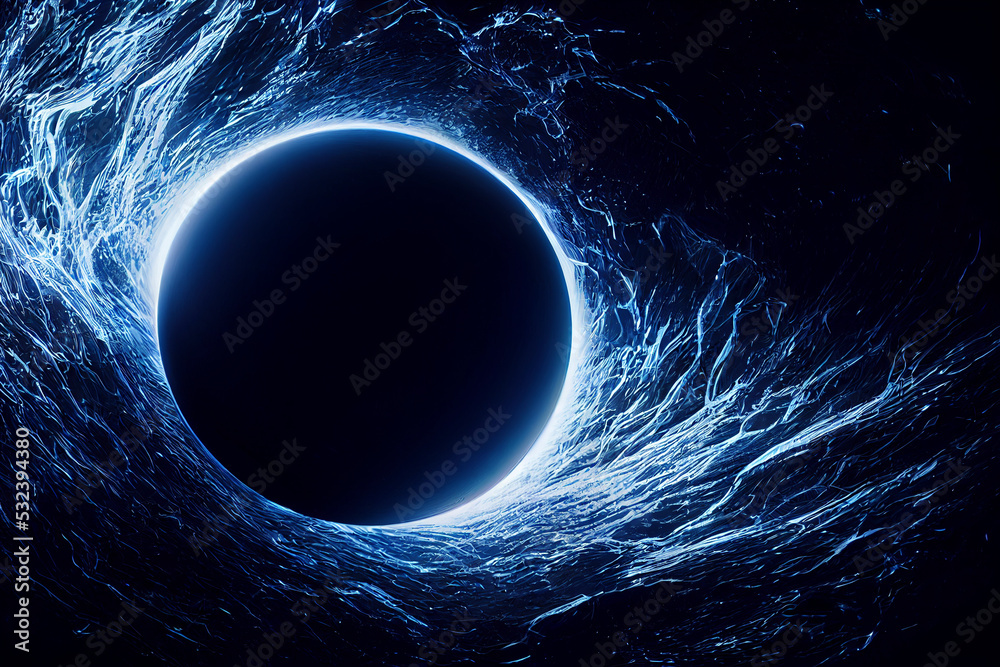 Earths Encounter With a Black Hole HD wallpaper