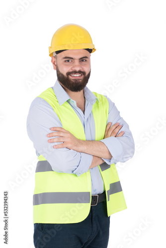 crossed arms engineer