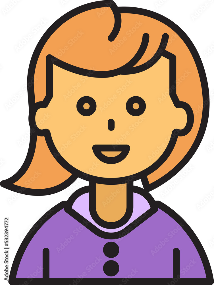 woman character avatar illustration woman character avatar illustration