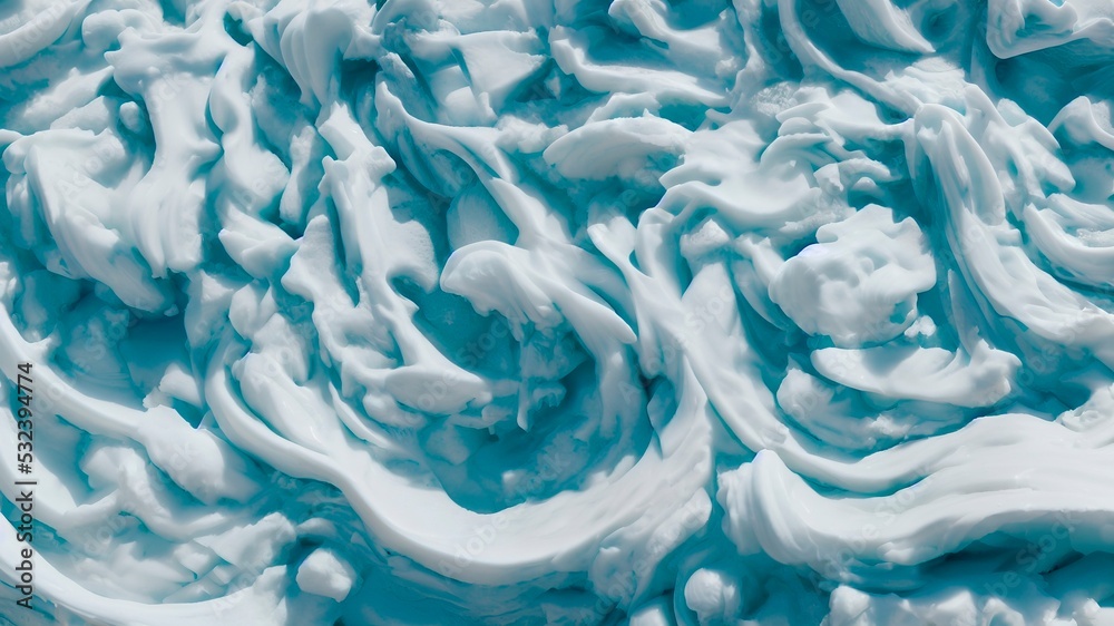 Ice waves wallpaper