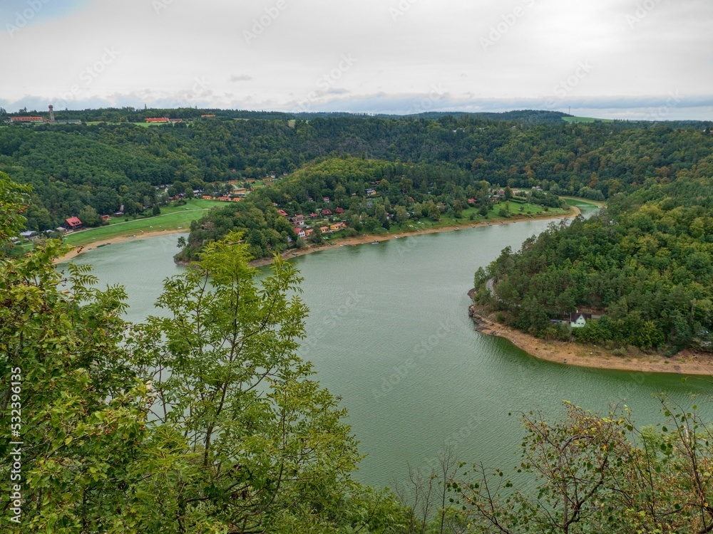 thaya ryver dyje in southern moravia