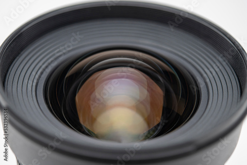 camera lens isolated on white