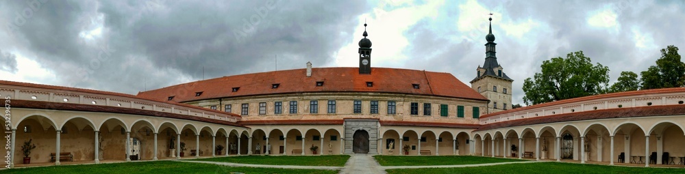 chateau uhercice in moravia in czech republic