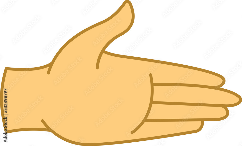 Obraz premium hand gesture illustration