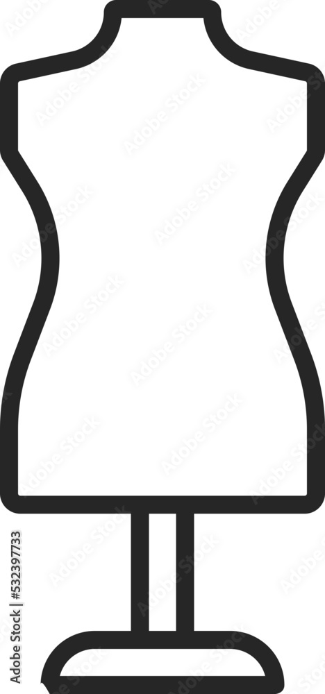 sew material icon vector sew material icon vector