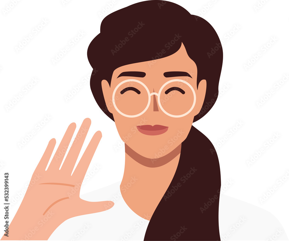 Girl with Glasses Avatar