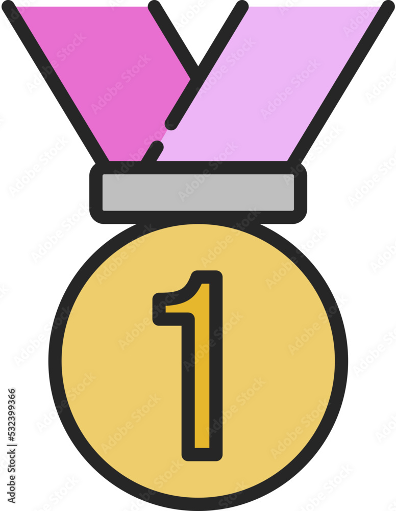 reward medal icon vector reward medal icon vector