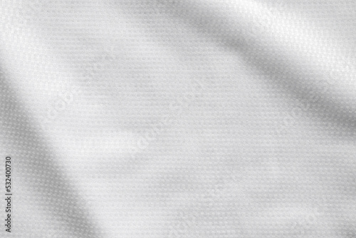 White sports clothing fabric football shirt jersey texture background