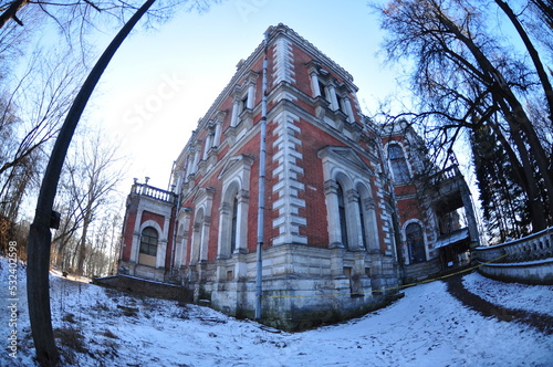 Bykovo Manor is a manor complex in the park of the village of Bykovo near Moscow, near the city of Zhukovsky (Moscow region). An outstanding example of Russian architecture and Landscape art of the er photo