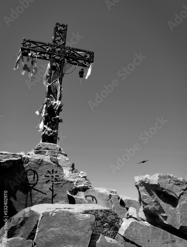 La croix au sommet du Canigou