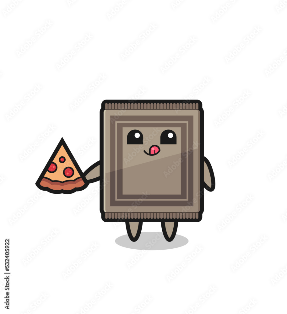 cute carpet cartoon eating pizza cute carpet cartoon eating pizza