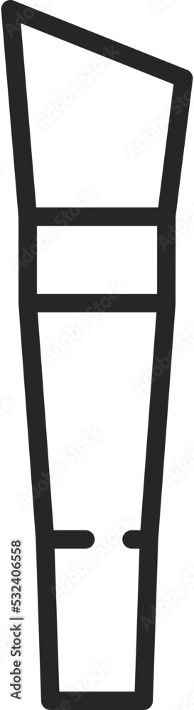 Fototapeta premium brush icon