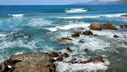 Palinuro - Panoramica della Spiaggia Ficocella dalla rampa di accesso photo