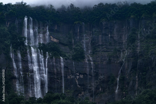 Magic of monsoon, Great Waterfalls in Meghalaya IN © Mritunjay