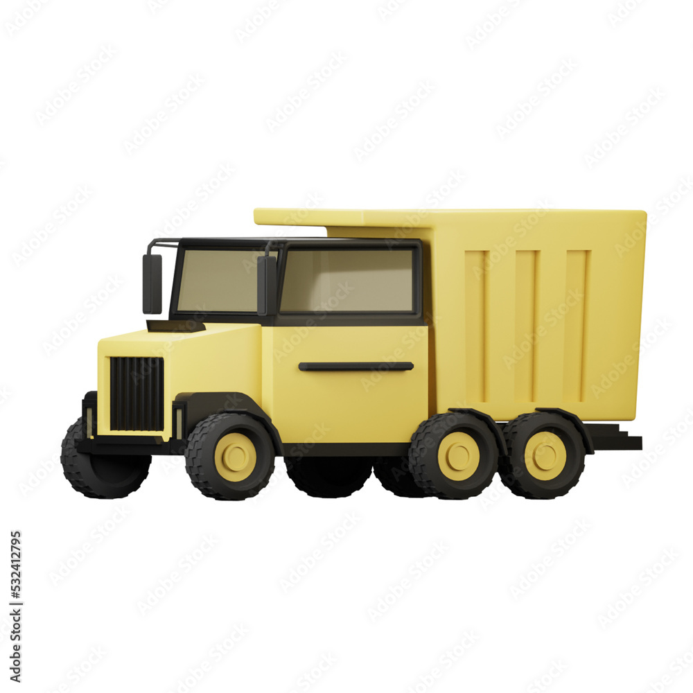 3D Icon Truck