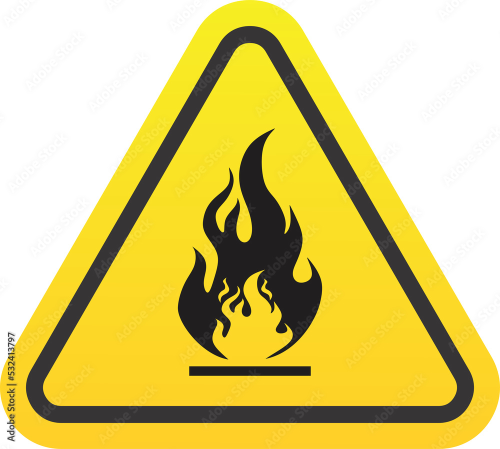 flammable materials warning sign, caution fire sign yellow, gas hazard symbol, attention fire hazard icon, triangle flame warning sign flammable materials warning sign, caution fire sign yellow, gas hazard symbol, attention fire hazard icon, triangle flame warning sign