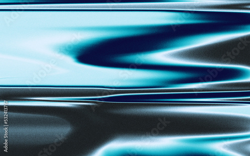 Abstract blue water flow gradient banner background template. Modern futuristic wallpaper.