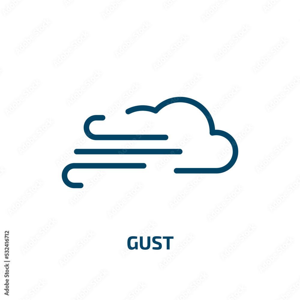 gust icon from weather collection. Filled gust, weather, wind glyph icons isolated on white background. Black vector gust sign, symbol for web design and mobile apps gust icon from weather collection. Filled gust, weather, wind glyph icons isolated on white background. Black vector gust sign, symbol for web design and mobile apps