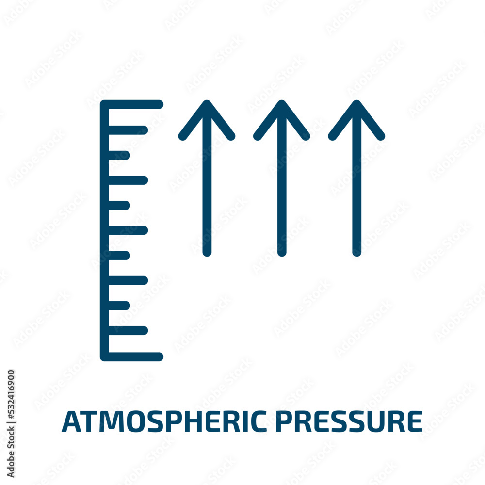 atmospheric pressure icon from weather collection. Filled atmospheric