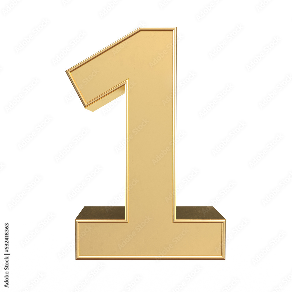 Gold number 1 Gold number 1